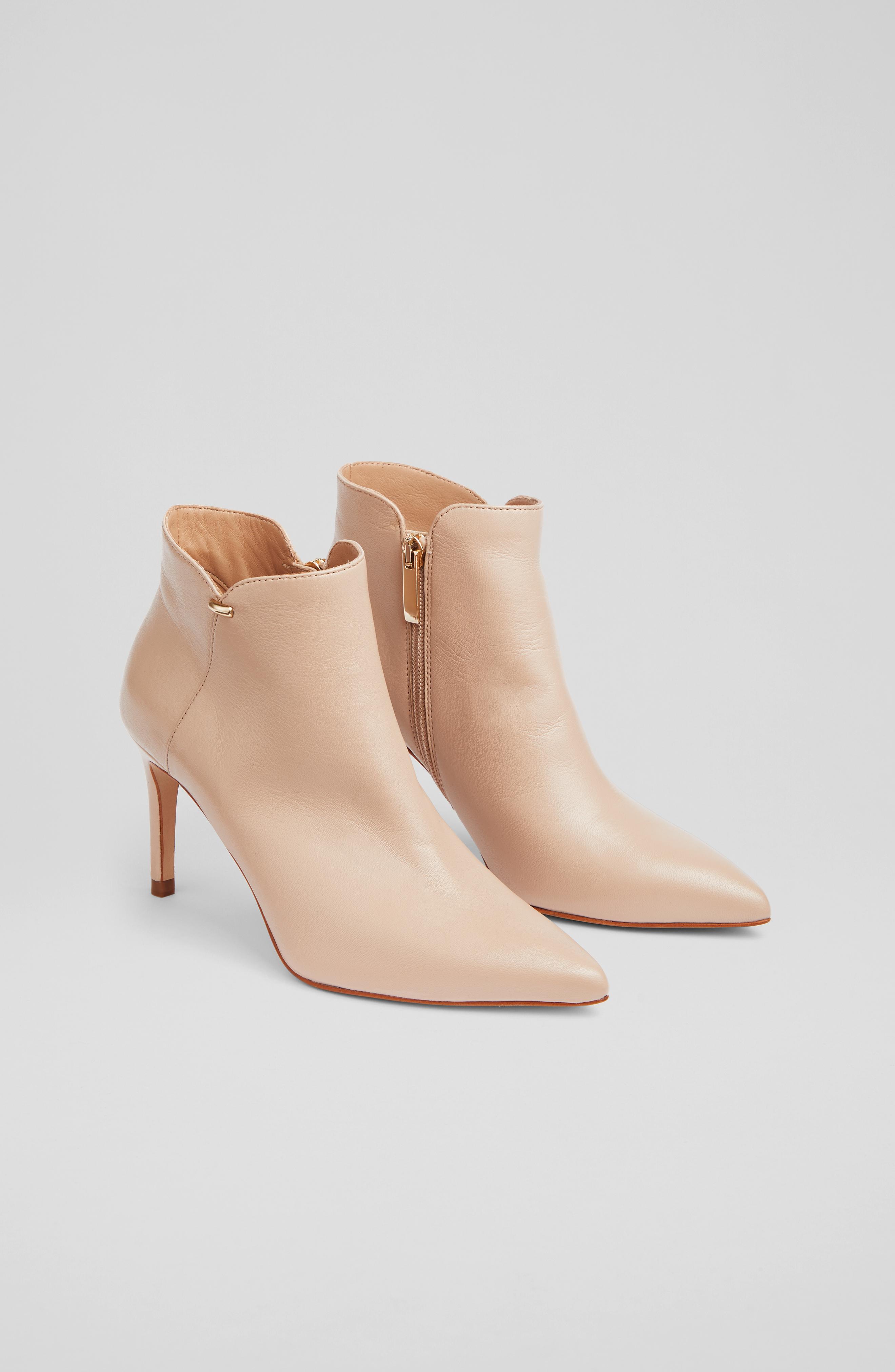 Kaymeen leather cheap ankle booties